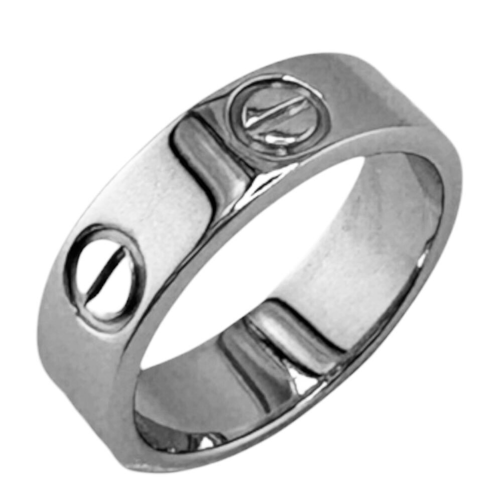 CARTIER 18k Silver Love Ring
